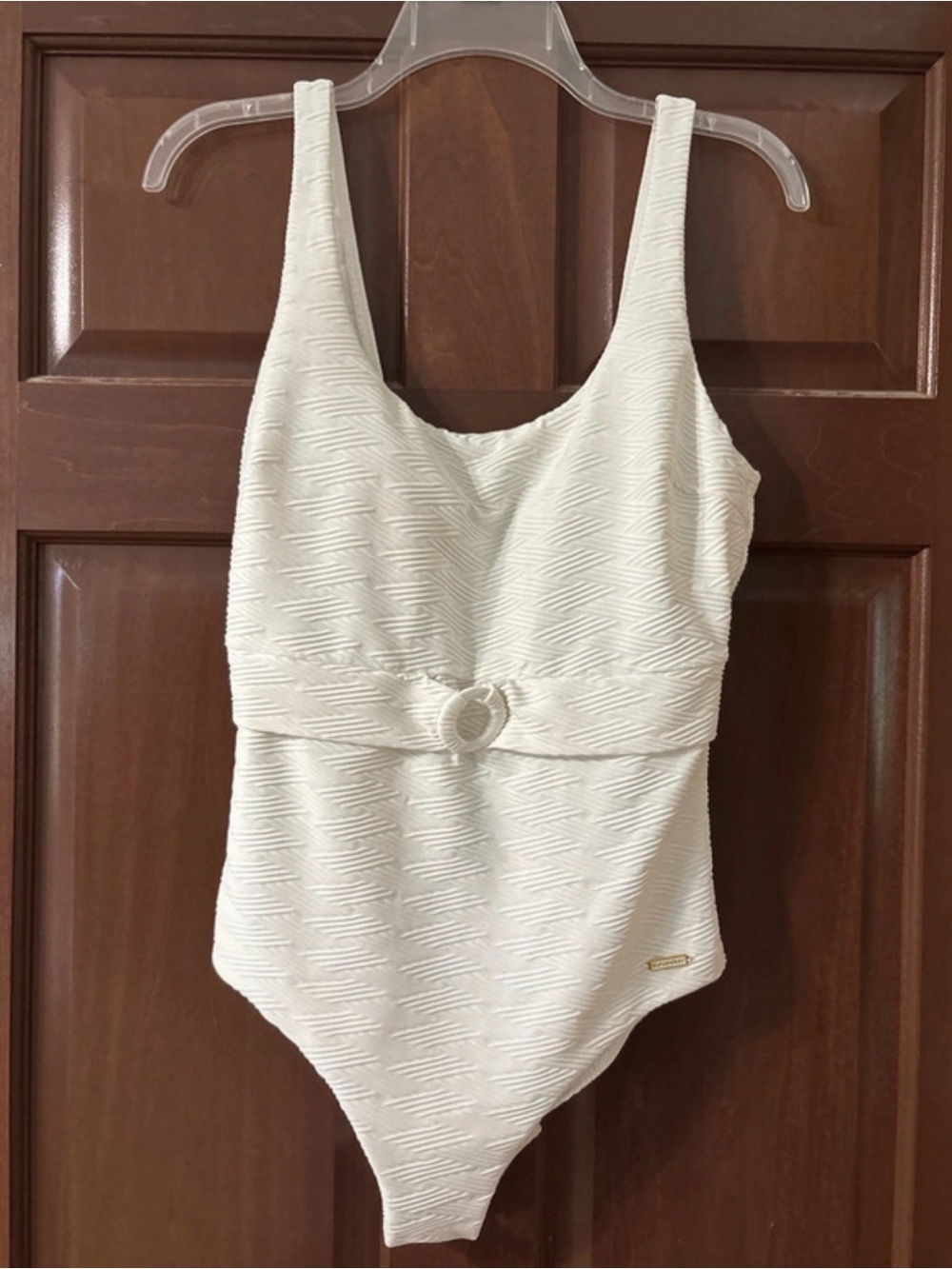 Beautiful white sunseeker one piece swimsuit size 10